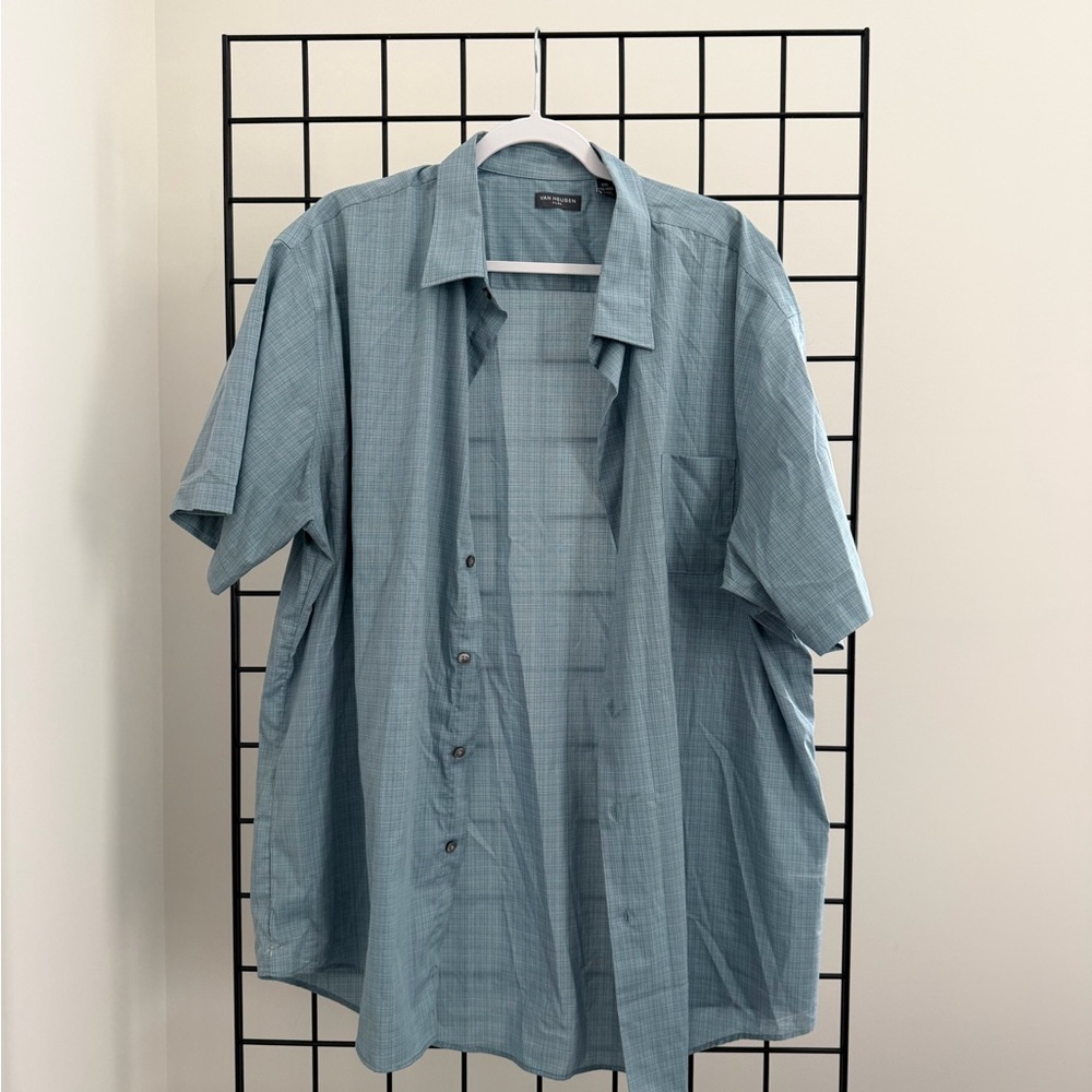 Van Heusen Light Blue Casual Button Down Shirt